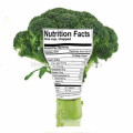 Autocollant d&#39;étiquette d&#39;emballage de fait de nutrition de nourriture organique colorée faite sur commande